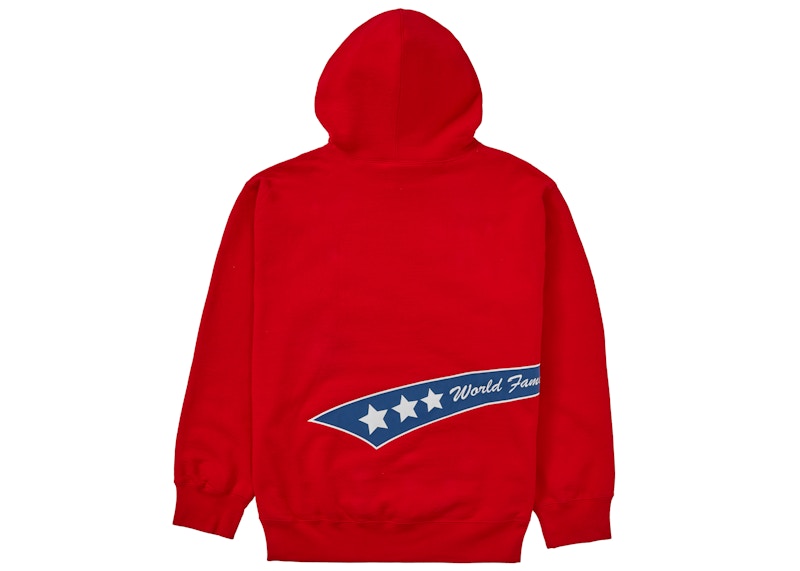 Red champion best sale supreme hoodie