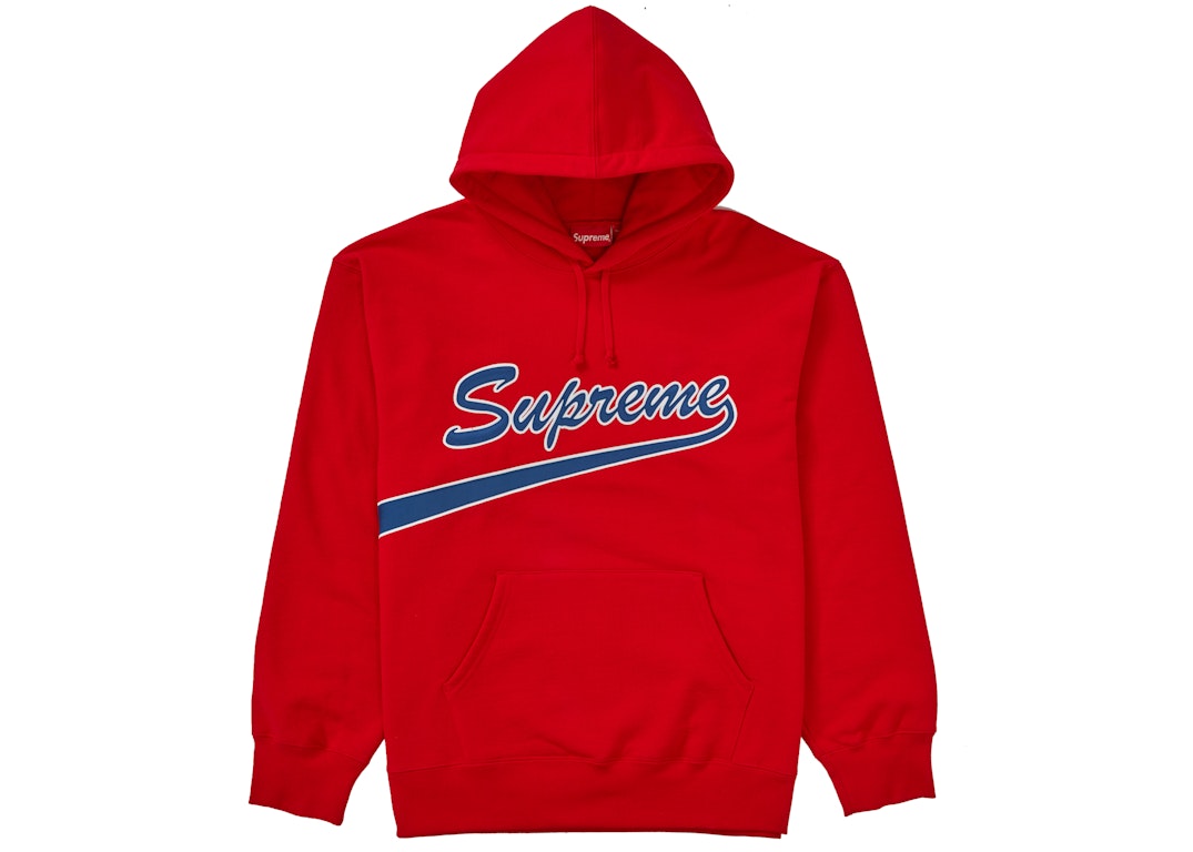 Pre-owned Supreme Tail Hooded Sweatshirt Red