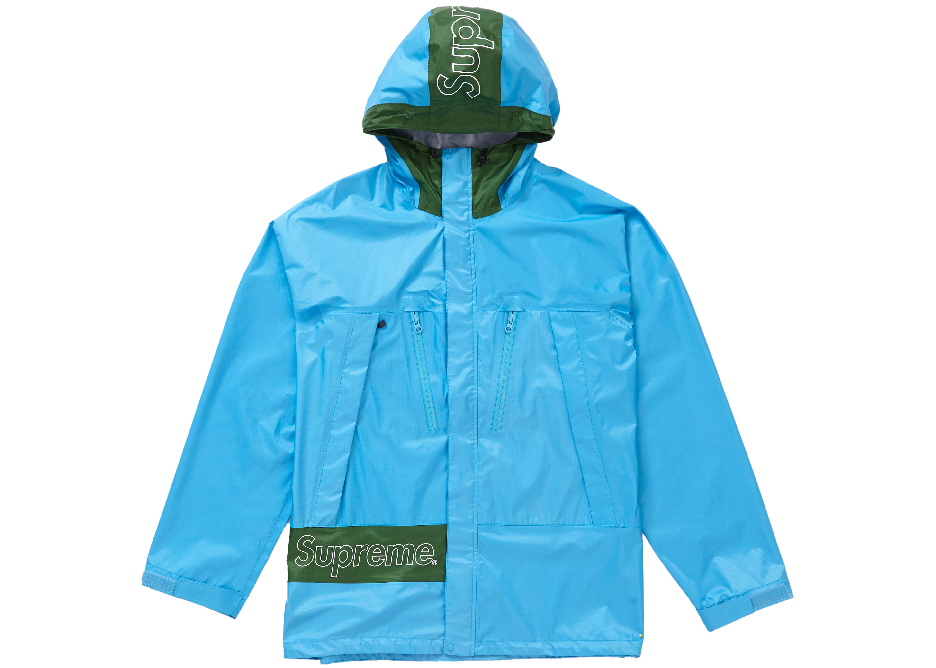 Supreme Taped Seam Jacket (SS19) Cyan Men's - SS19 - US