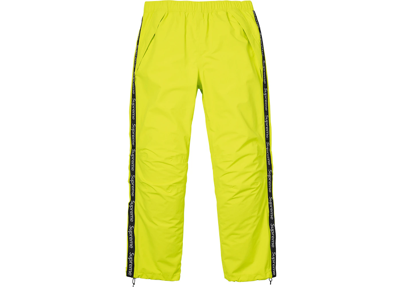 Supreme Taped Seam Pant Bright Yellow Men's - FW17 - US