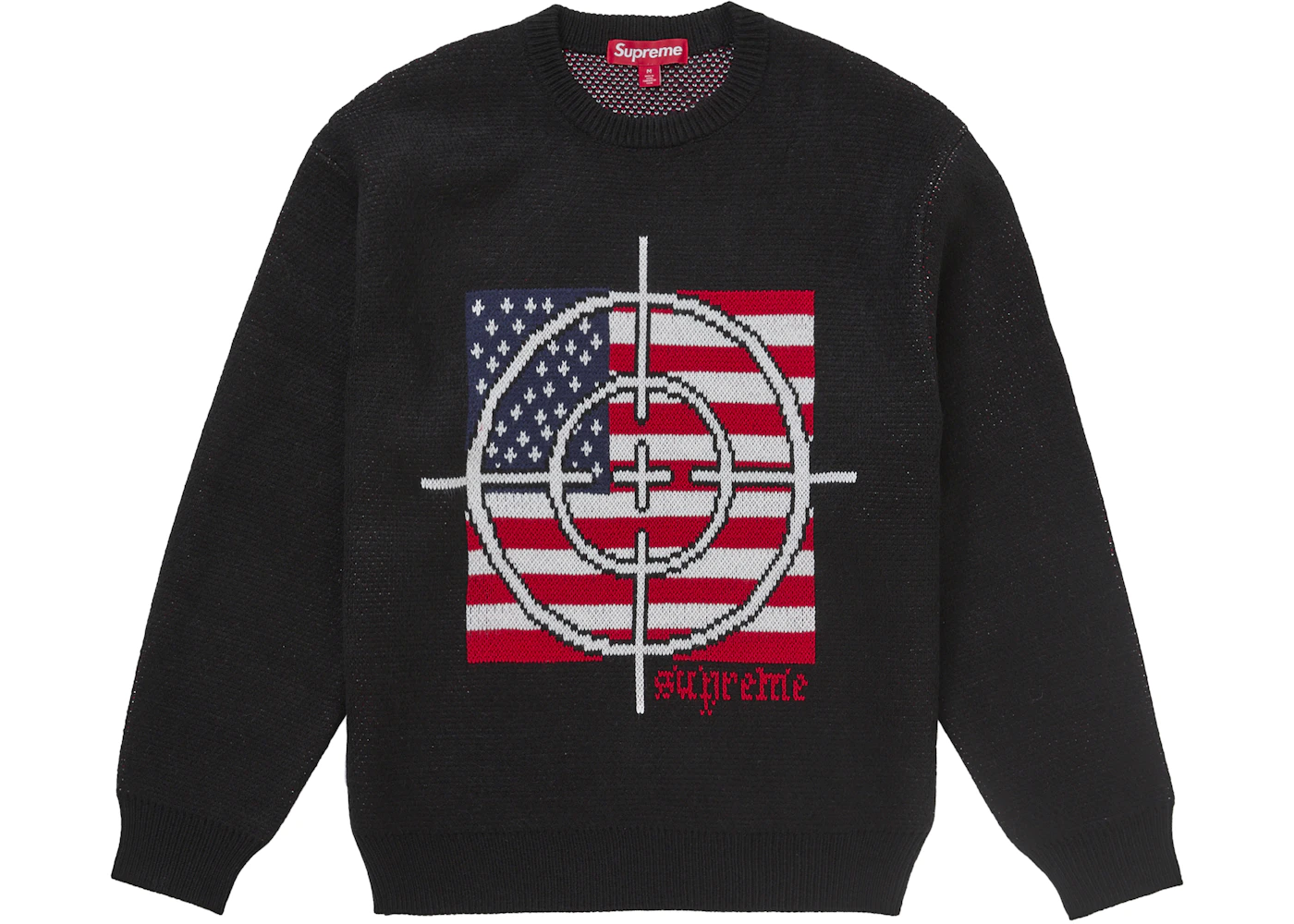 Supreme Target Sweater Black Men's FW25 US1