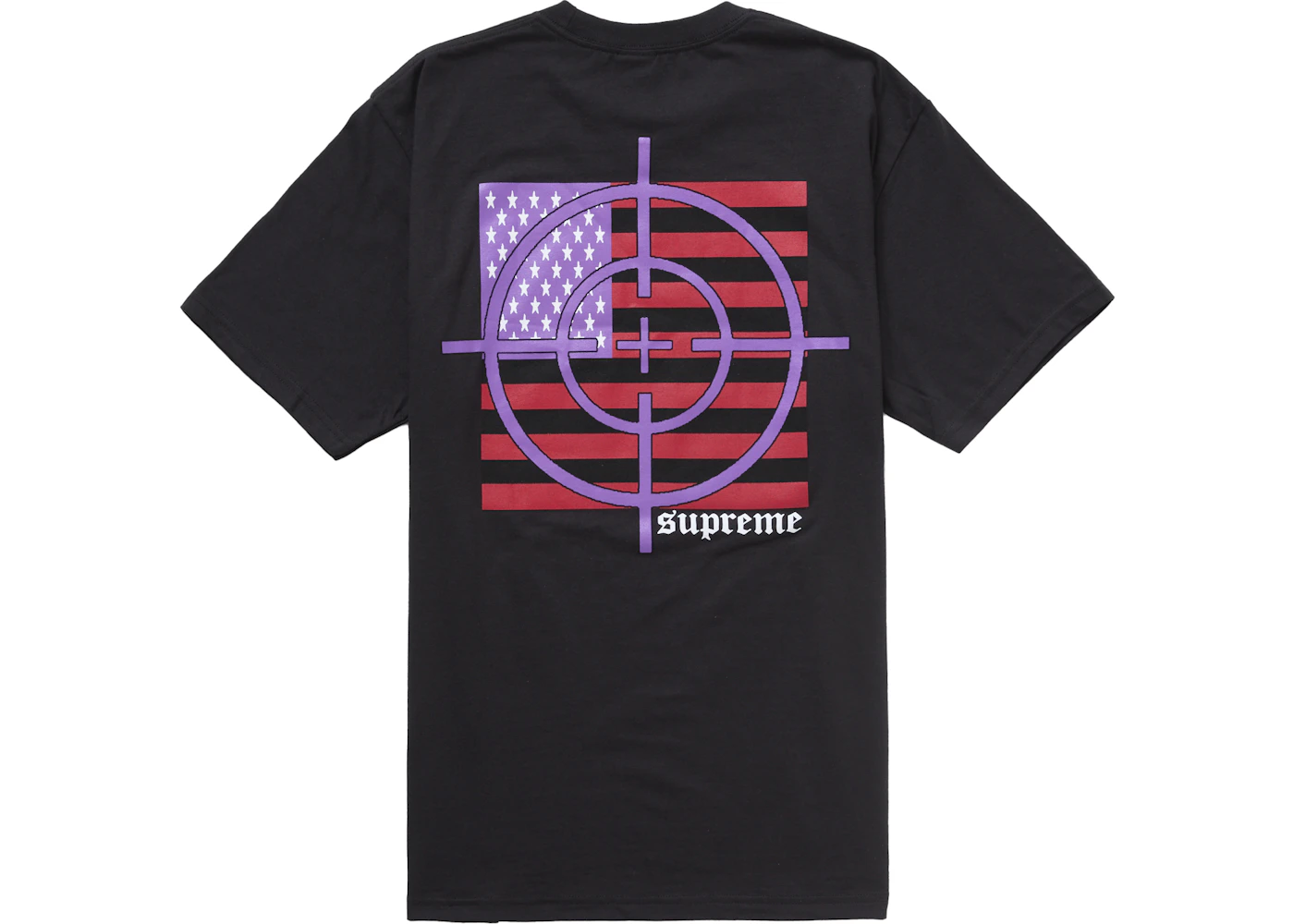 Supreme Target Tee Black Men's FW25 US - Main Image