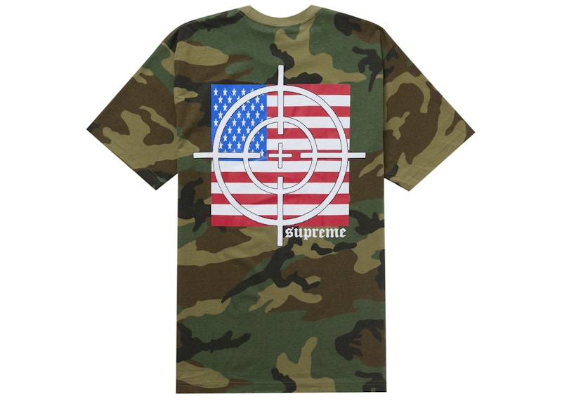 Supreme Target Tee Woodland Camo Men's - FW25 - US