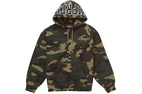 Camo Felpa Jordan X Supreme Supreme Team 94 Felpa Con