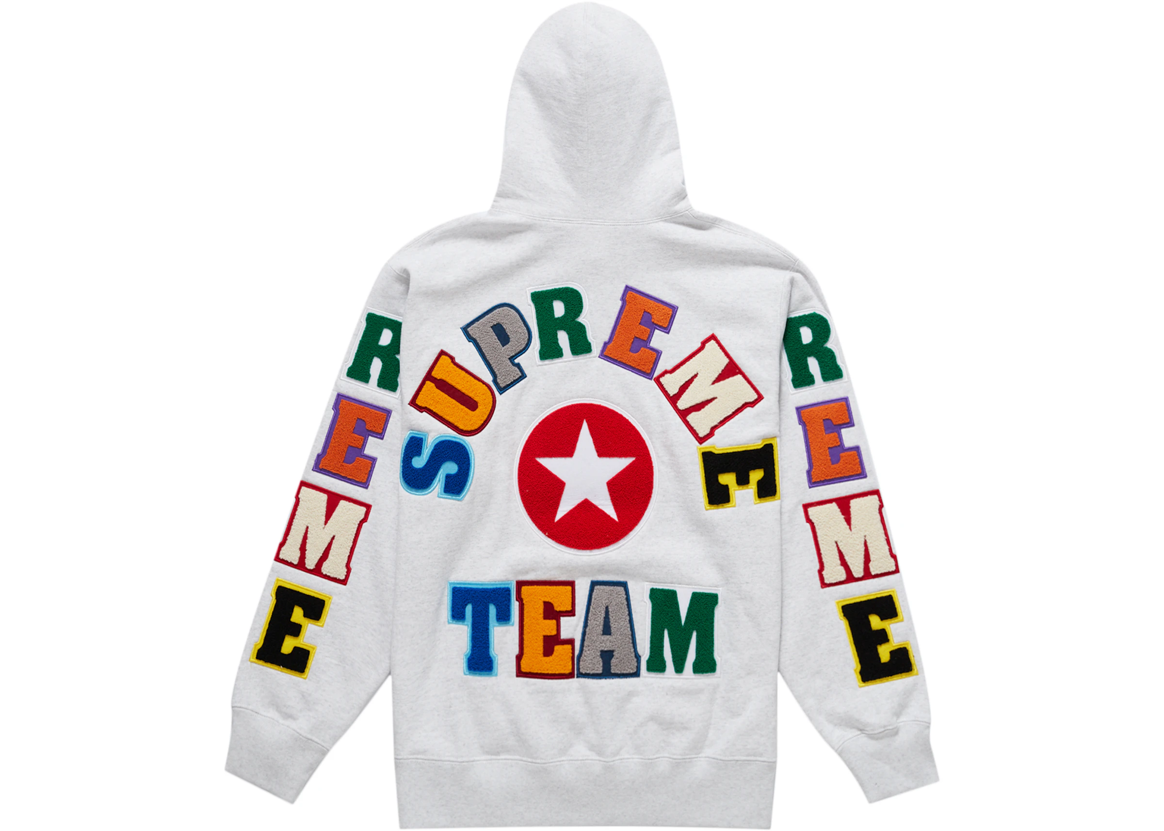 supreme team chenille hooded sweatshirt 本物の swim.main.jp