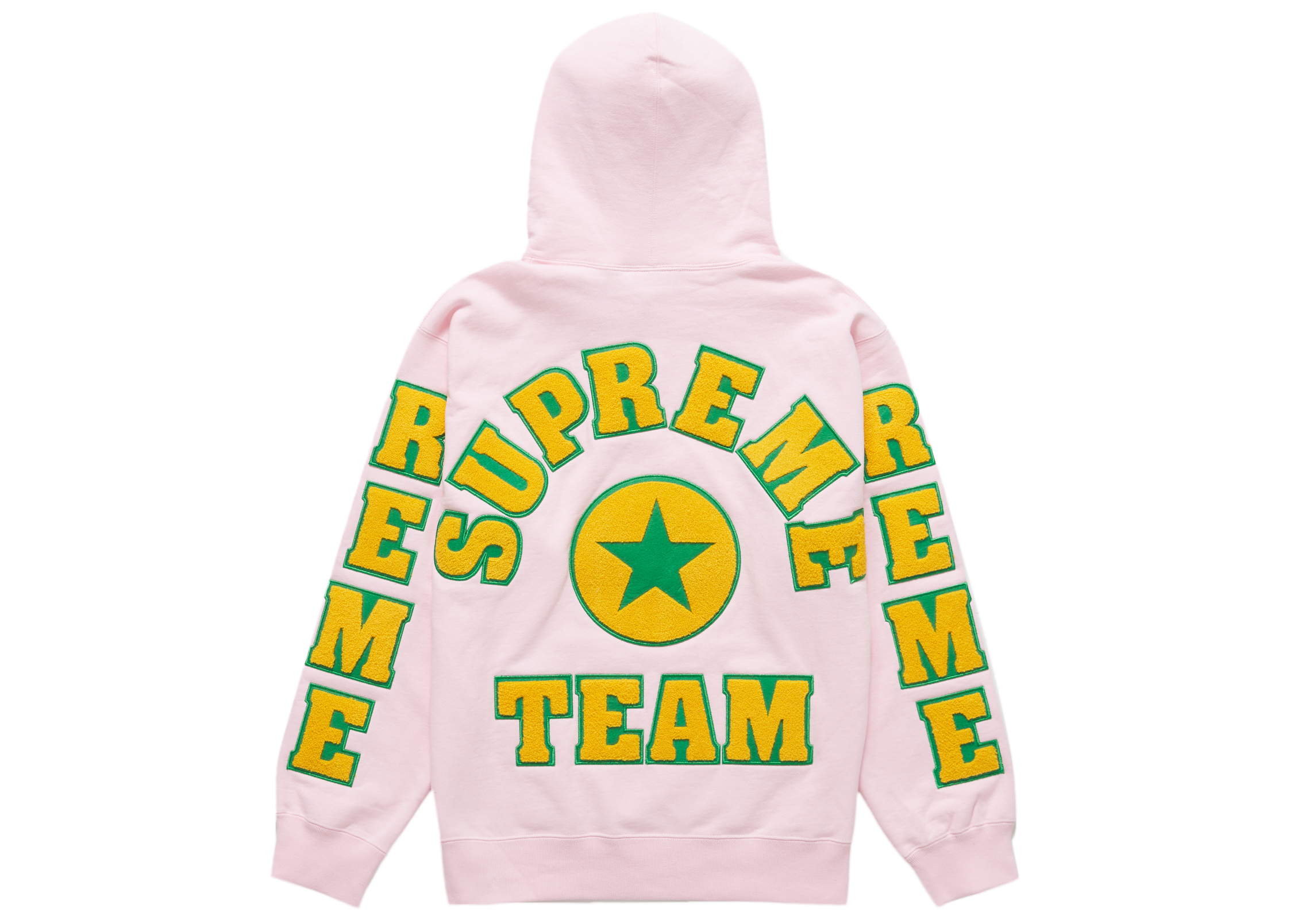 Supreme Team Chenille Hooded Sweatshirt Light Pink Men's - SS22 - US
