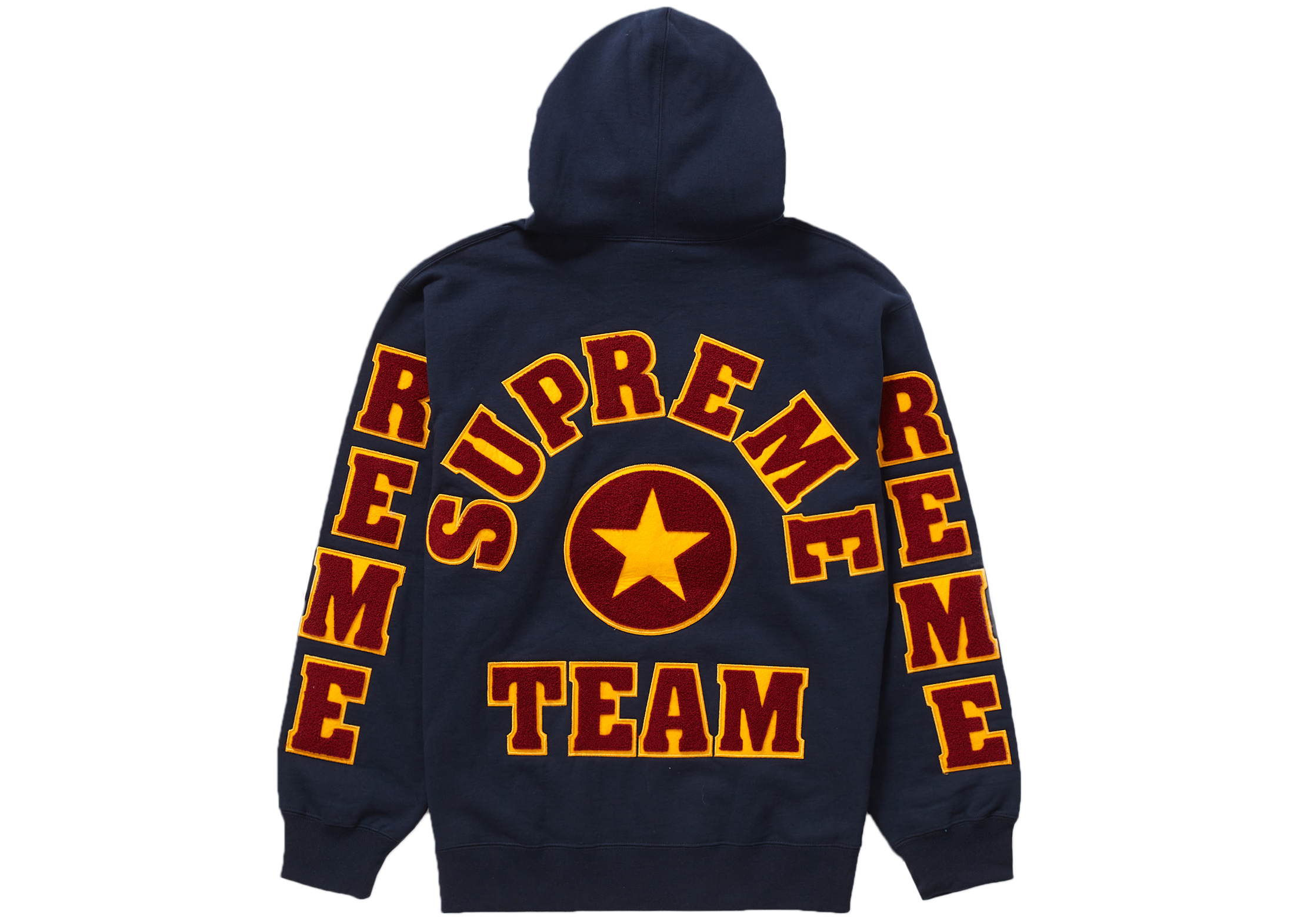 Supreme Team Chenille Hooded Sweatshirt Navy メンズ - SS22 - JP