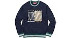 Supreme Equipo Crewneck Azul marino