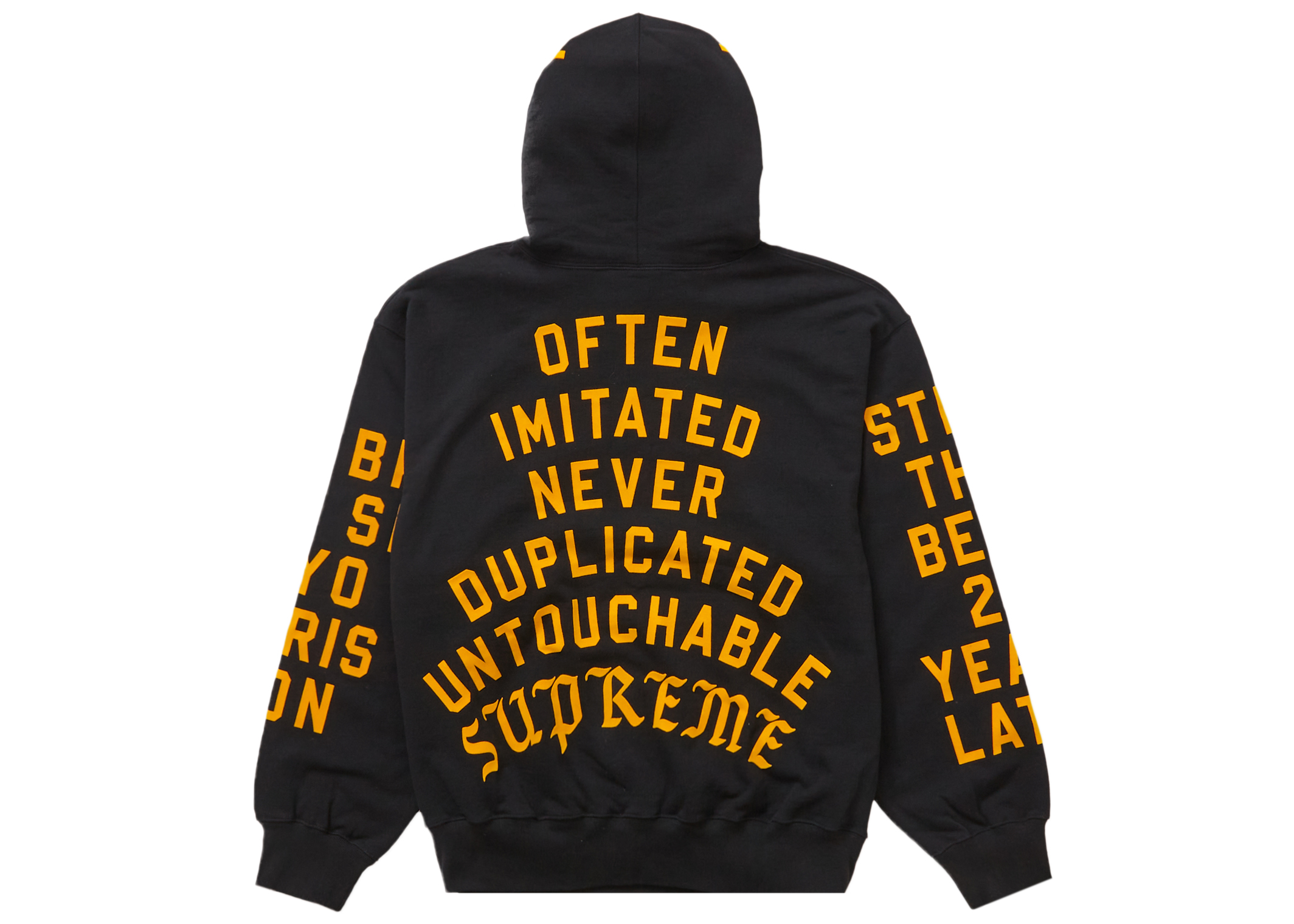 Supreme Team Flocked Hooded Sweatshirt Stwice
