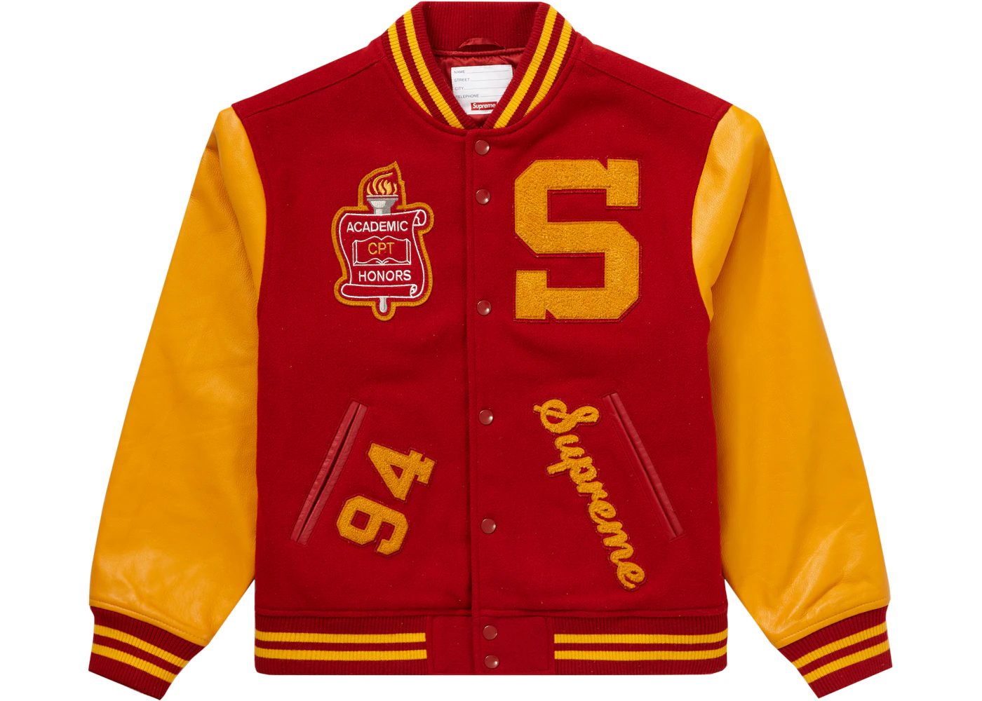 Supreme team varsity jacket 2019 Clearance