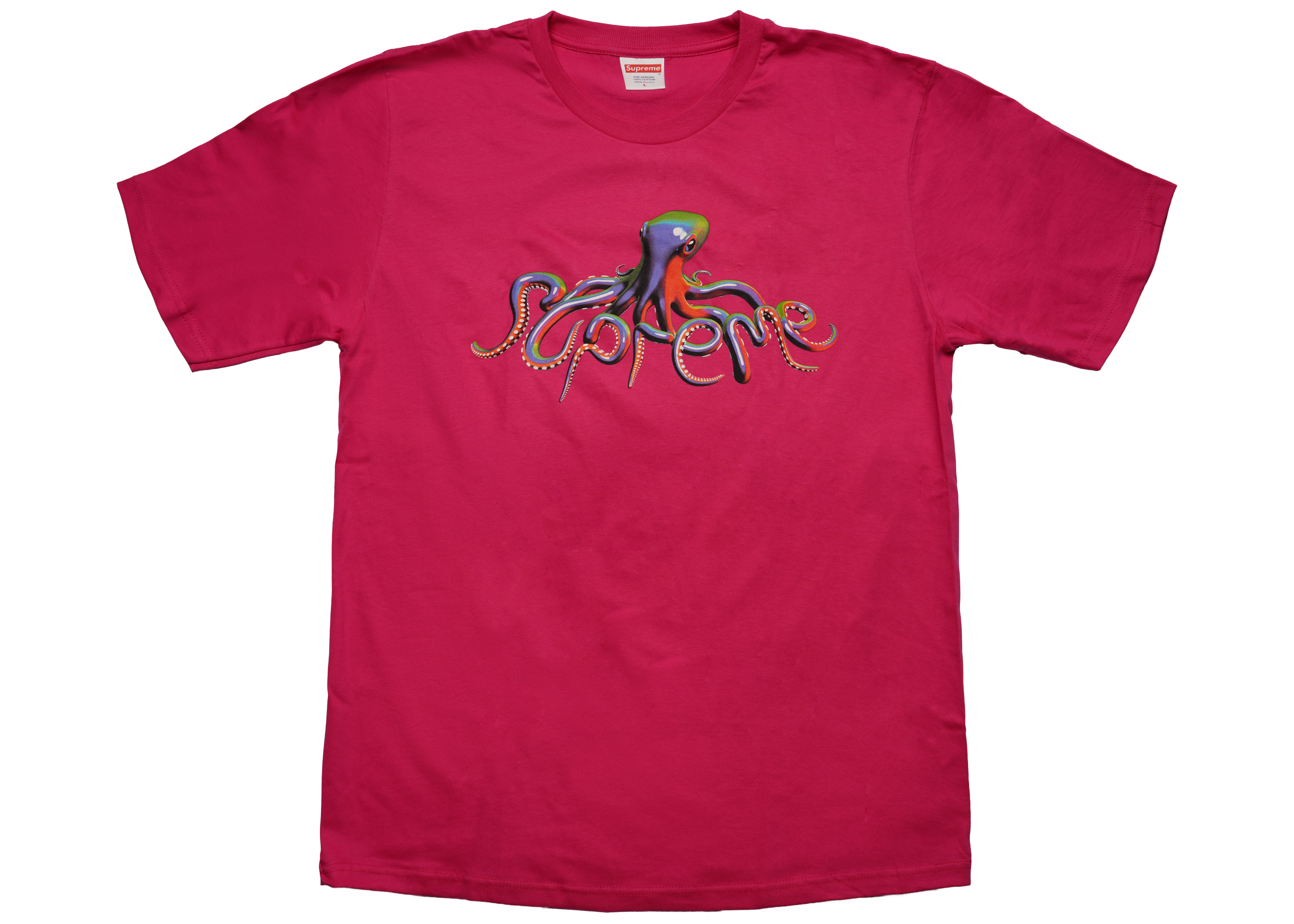 買付Supreme 18ss Rocks Tee 赤xl Tシャツ/カットソー(半袖/袖なし)