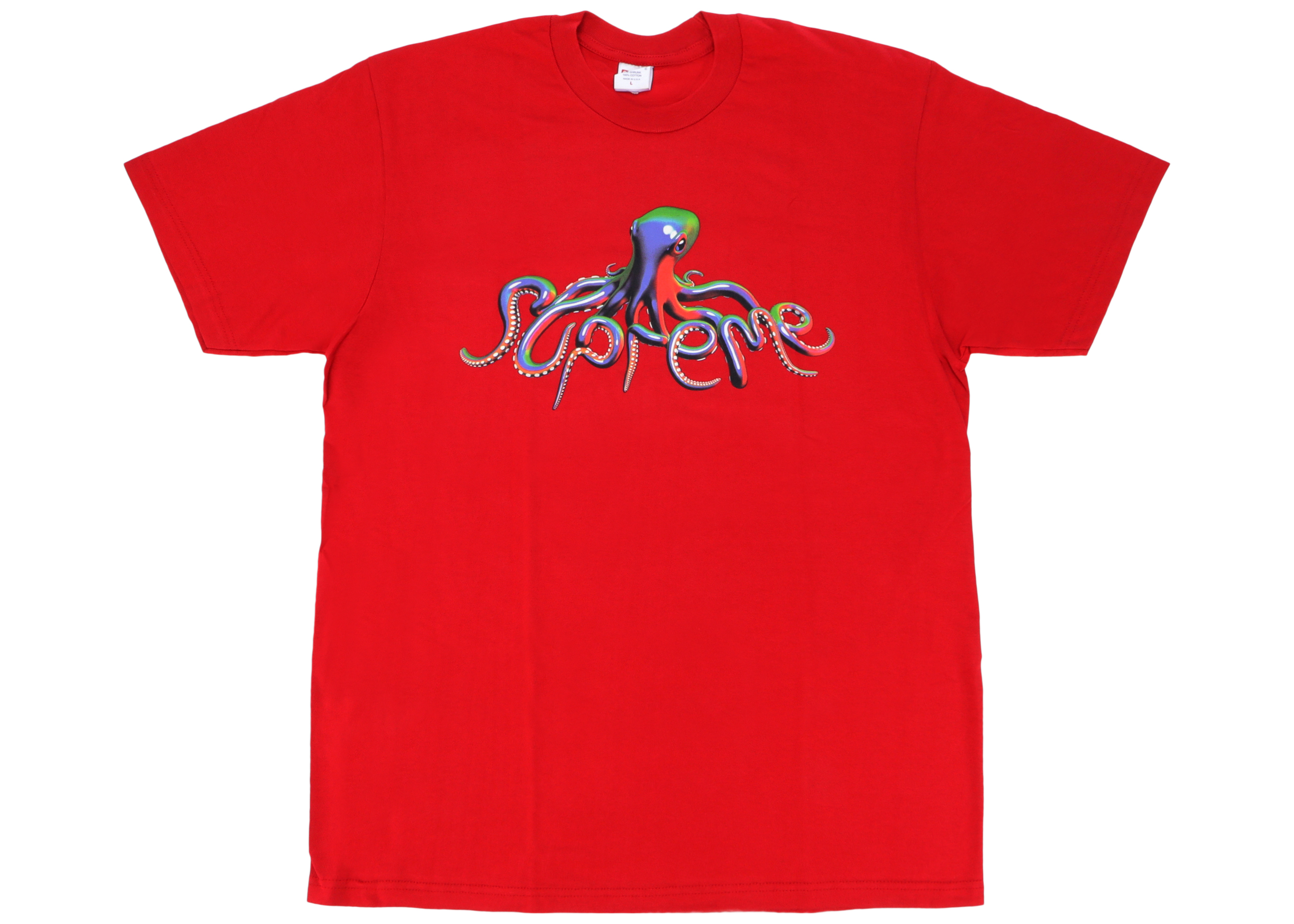 Supreme Tentacles Tee Red Men's - SS18 - US