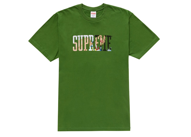 Supreme Tera Patrick Collegiate Tee Green Men's - FW24 - US