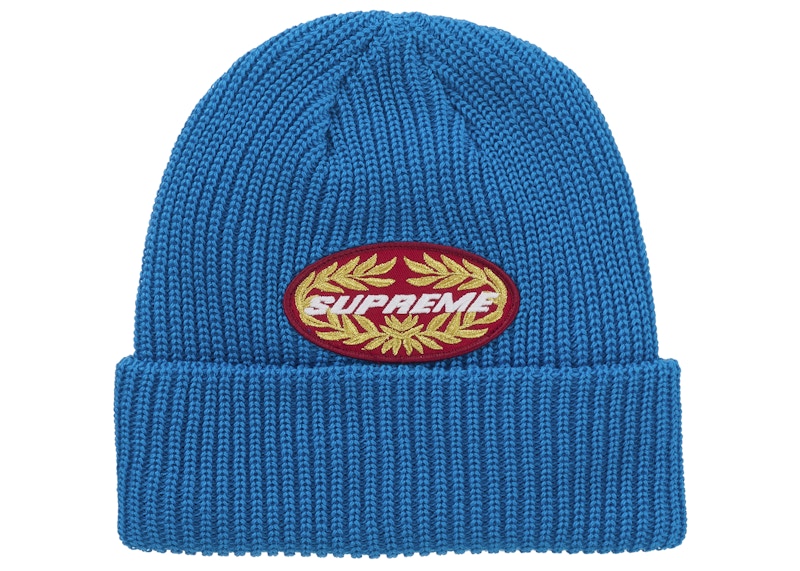 Pre-owned Supreme Terminal Beanie In Blue