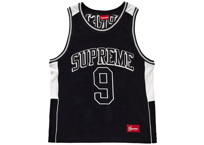 Supreme Terry Basketball Jersey Black Men's - SS21 - US