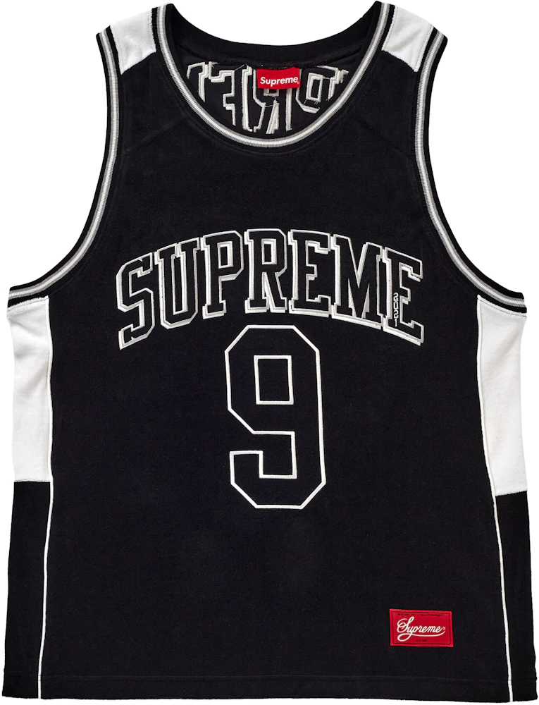 Supreme Terry Basketball Jersey Black Men's - SS21 - US