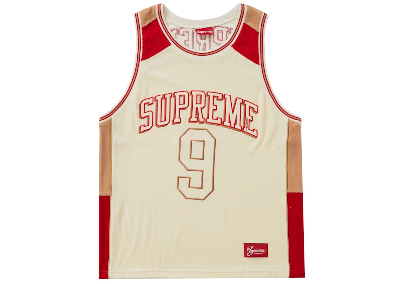 感染対策supreme Terry Basketball Jersey 黒 タンクトップ