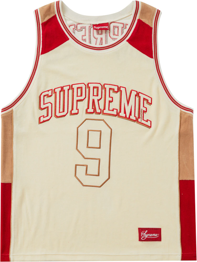 Buy Supreme Terry Basketball Jersey 'Stone' - SS21KN79 STONE