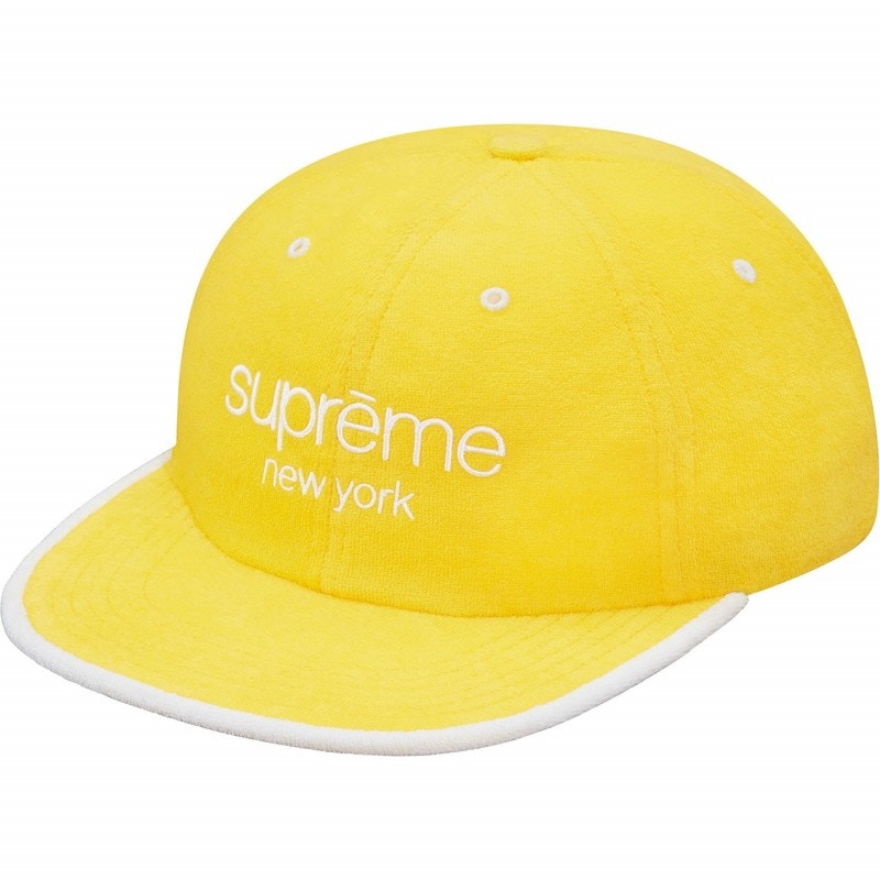 Supreme Terry Classic Logo 6-Panel Yellow