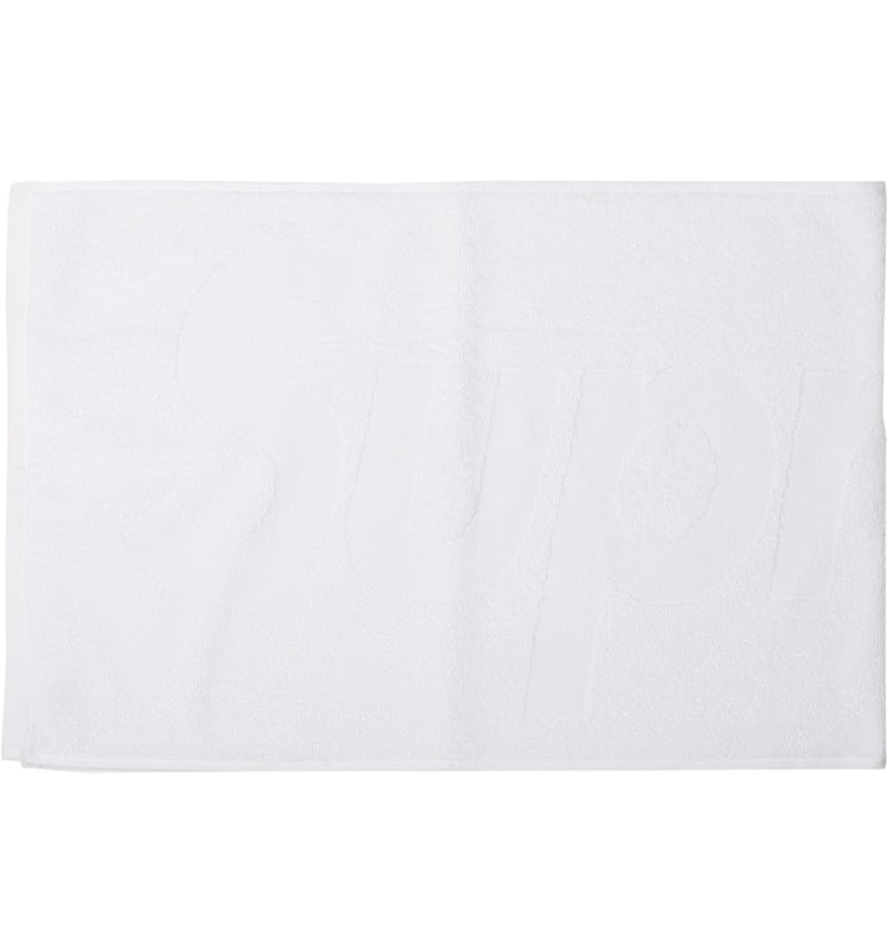 Supreme Terry Logo Hand Towel White SS17 US
