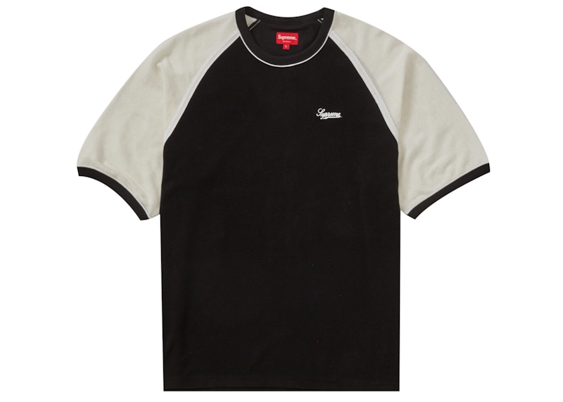 Supreme Terry Raglan S/S Top Black Men's - SS23 - US