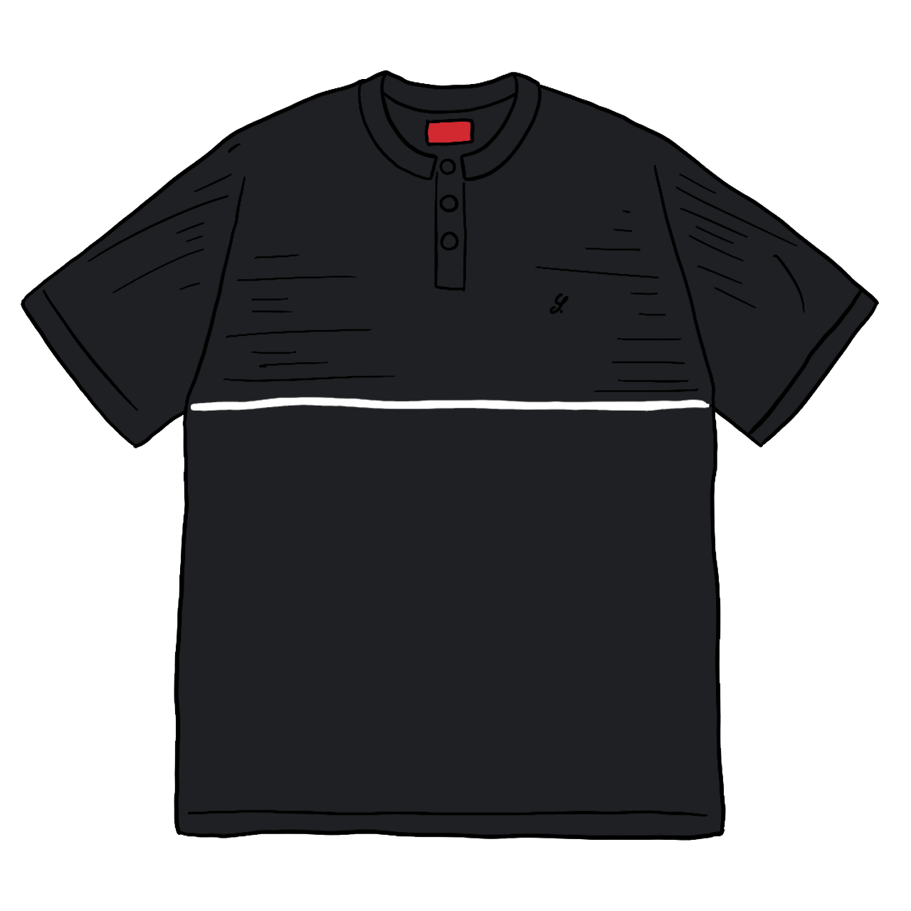 注文Supreme Pique S/S Henley Tシャツ 正規品 Tシャツ/カットソー(半袖/袖なし)