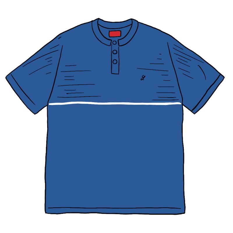 Supreme Terry S/S Henley Royal
