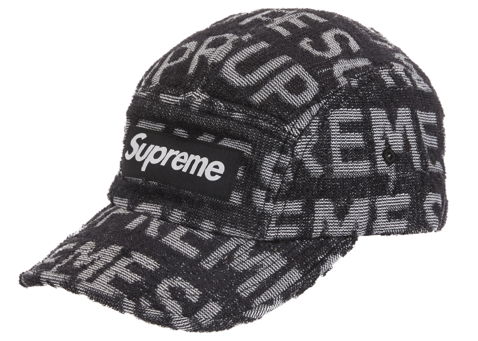 Supreme Terry Spellout Camp Cap Black - SS22 - US
