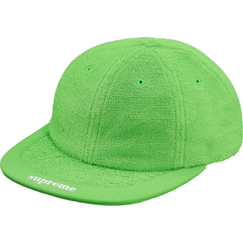 Supreme Terry Visor Logo 6-Panel Lime - SS18 - US