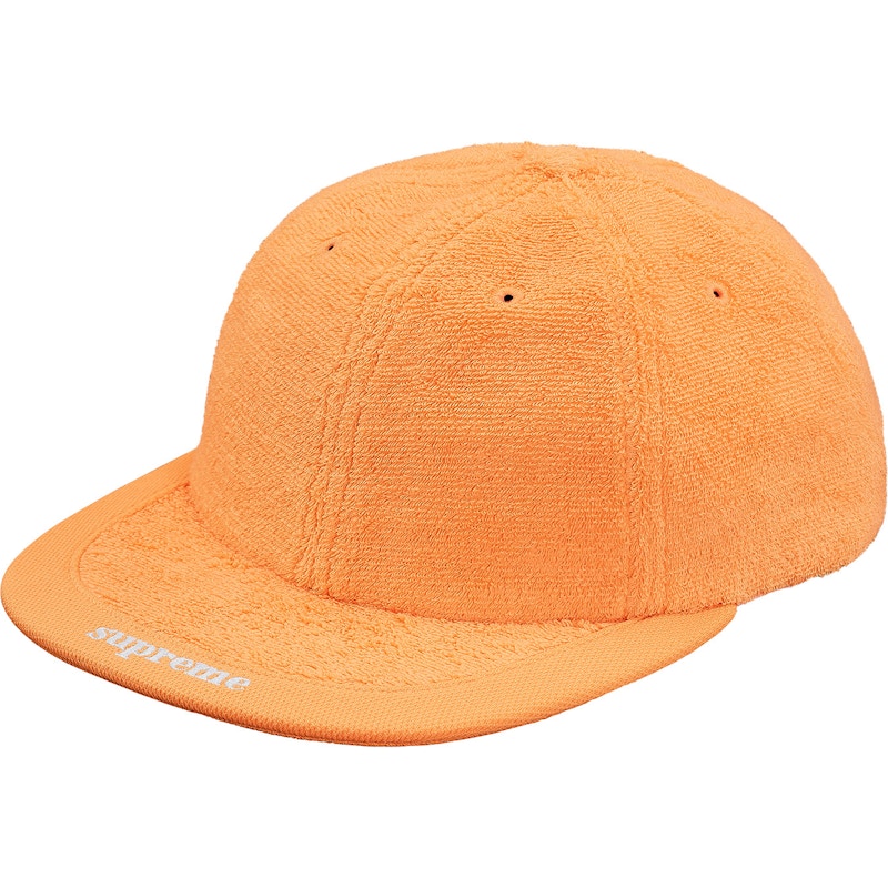 Supreme Terry Visor Logo 6-Panel Peach