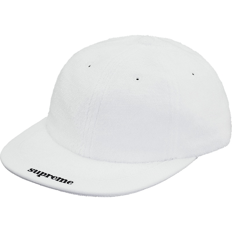 Supreme Terry Visor Logo 6-Panel White - SS18 - CN