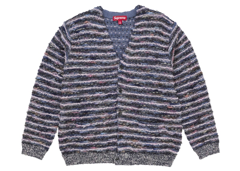 Cárdigan Supreme Textured Navy Hombre - FW25 - MX