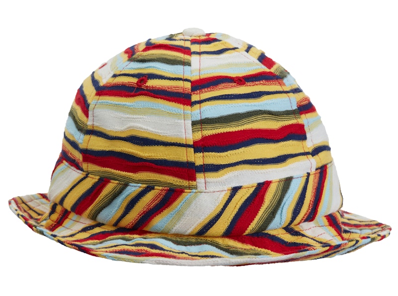 Supreme Stripe Mesh Bell Hat Red - SS22 - US