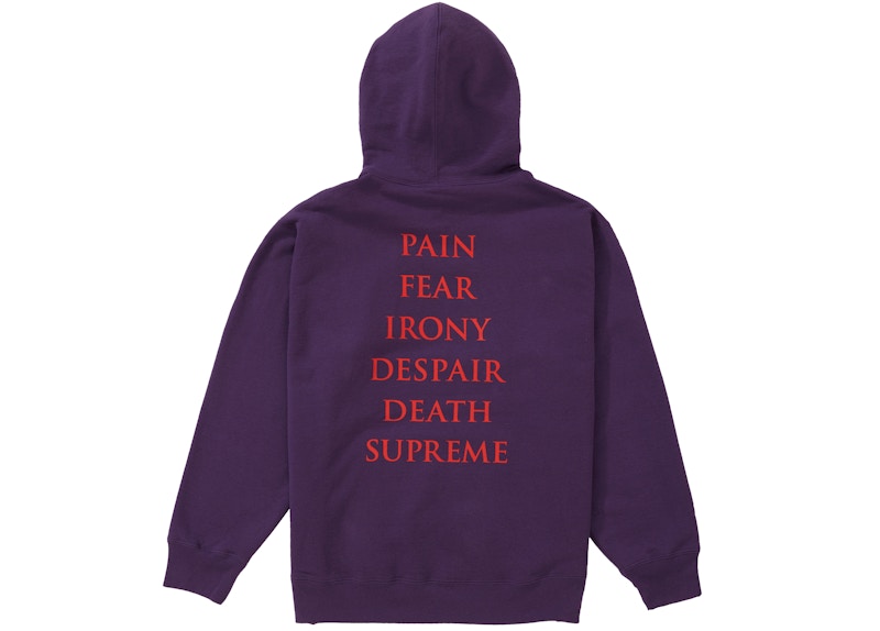 Supreme The Crow Hooded Sweatshirt Dusty Purple Men's - FW21 - US