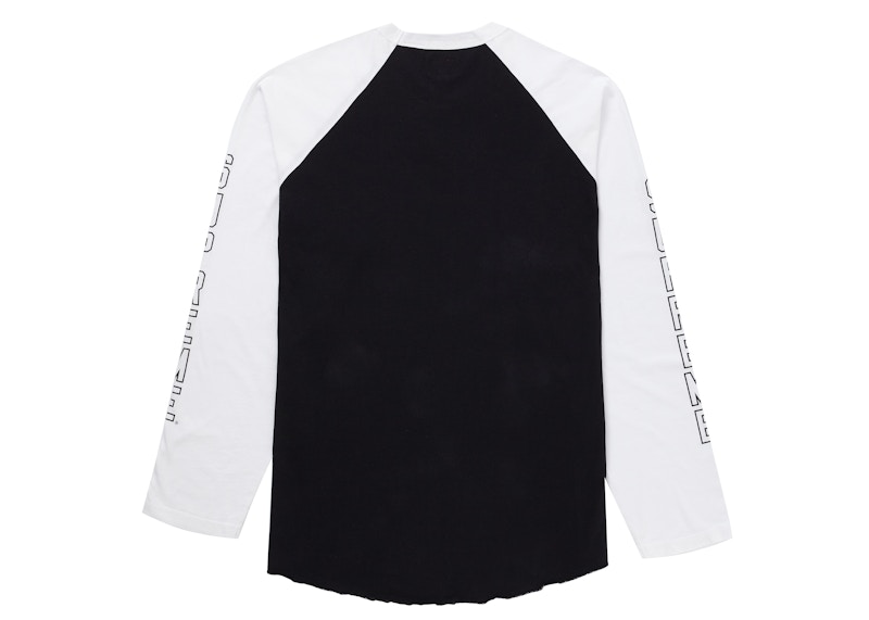 Supreme The Crow Raglan L/S Tee White Eyes Men's - FW21 - US