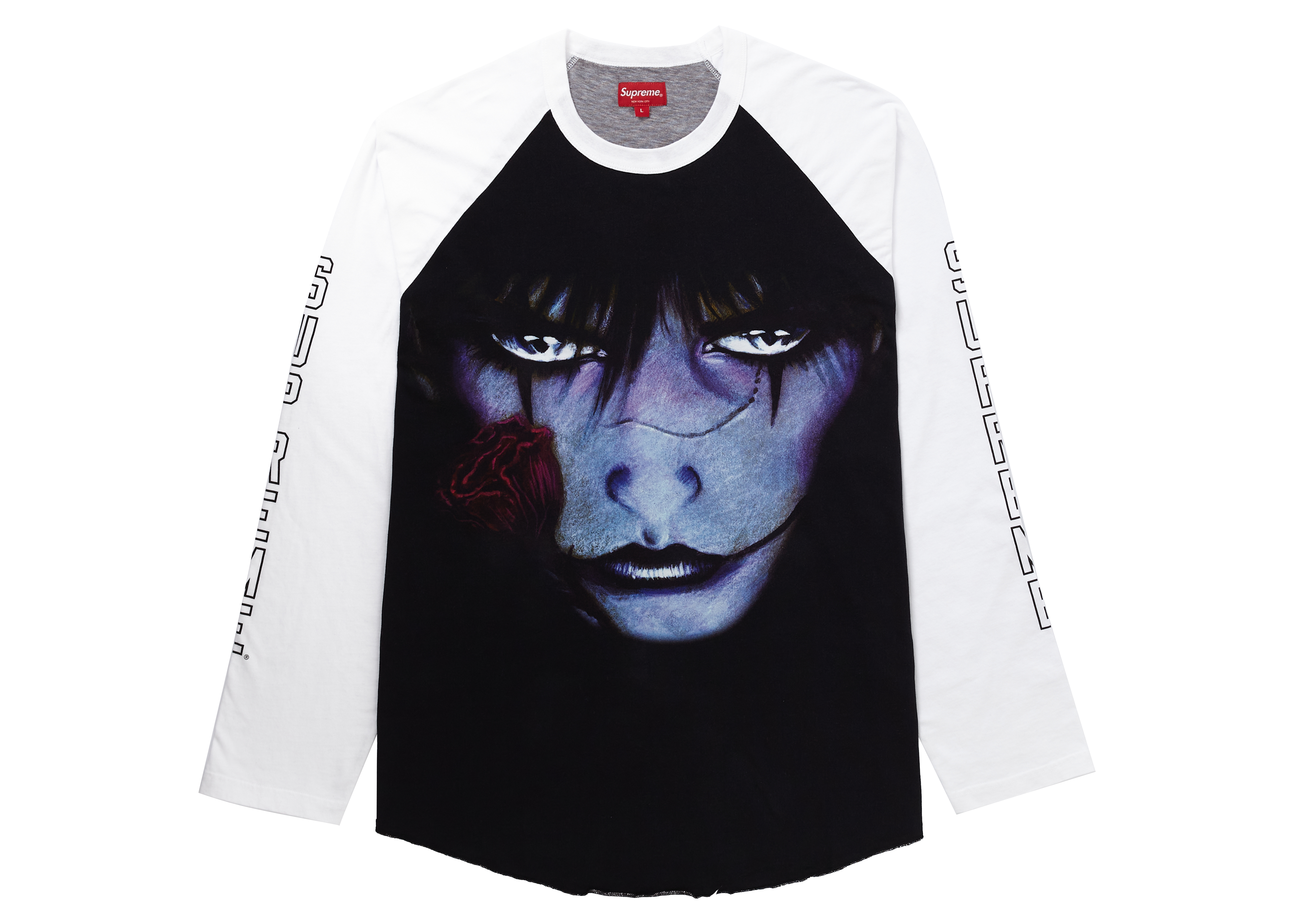 【セール】Supreme × The Crow Raglan L/S Top XLサイズ Tシャツ/カットソー(七分/長袖)