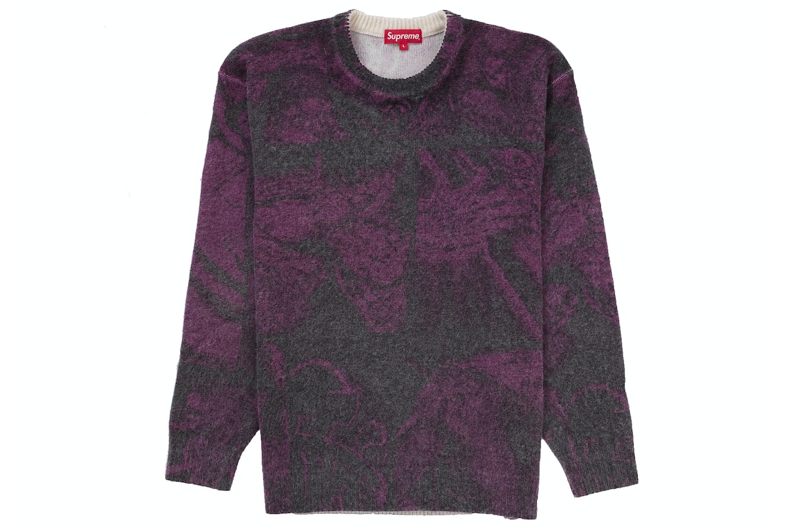 Pre-owned Supreme The Crow Sweater Purple