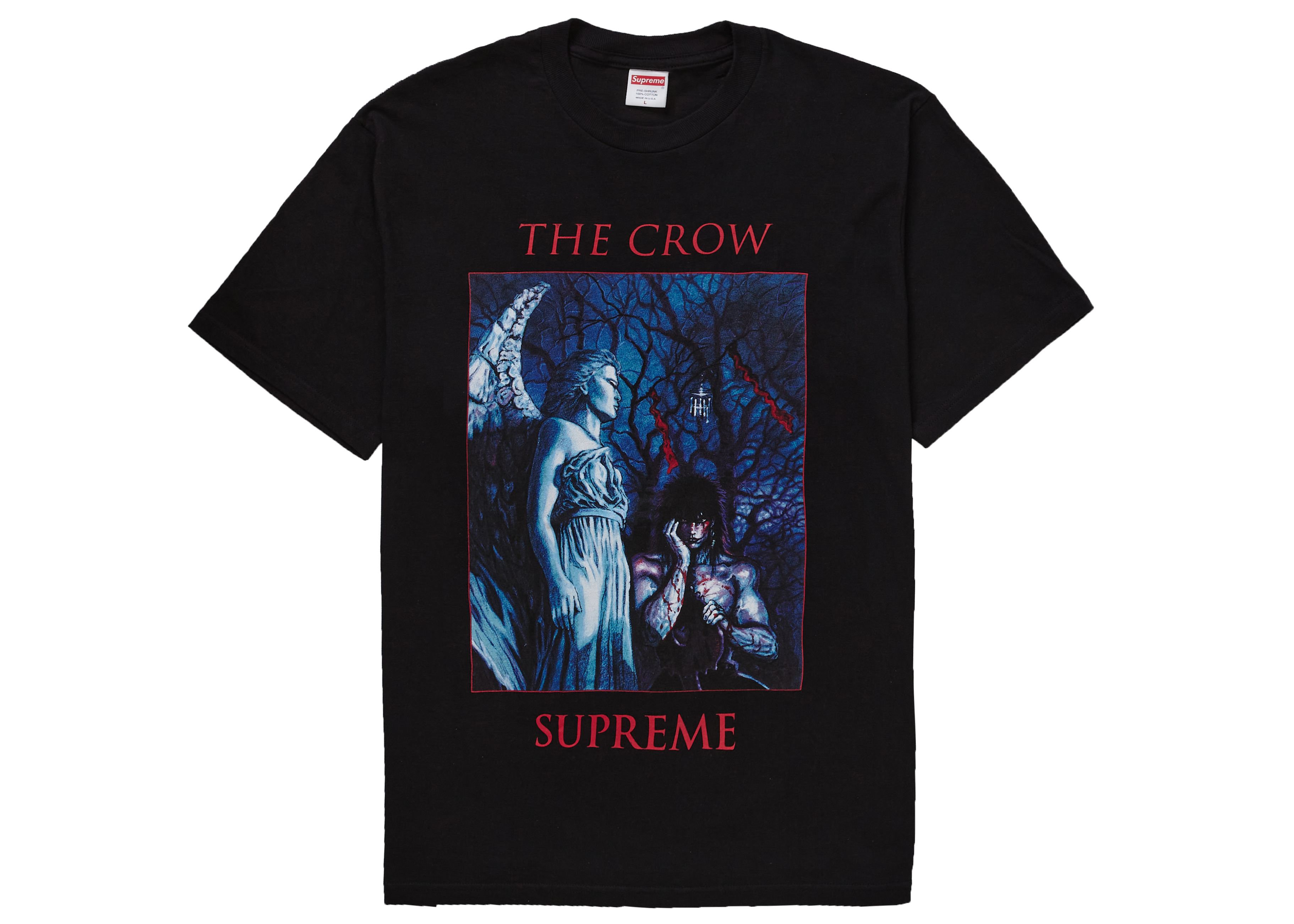 Supreme The Crow Tee Black