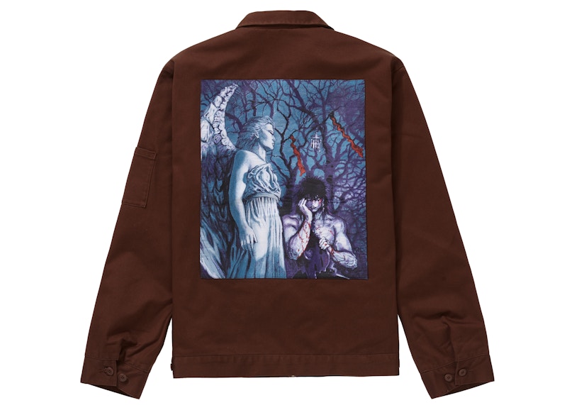 Supreme The Crow Work Jacket Brown Men's - FW21 - US
