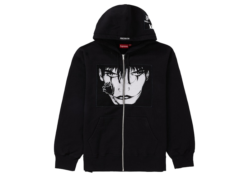 目立つ傷汚れなく美品ですがsupreme  Crow Zip Up Hooded Sweatshirt