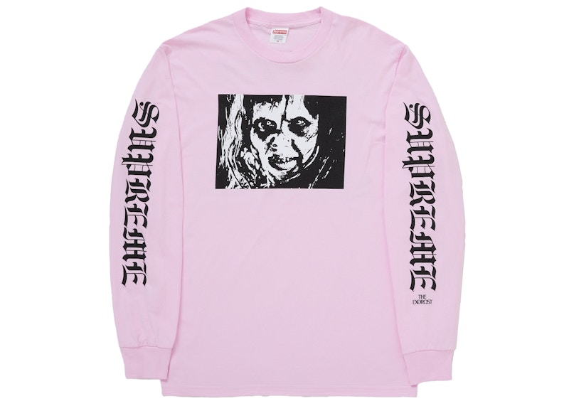 Supreme The Exorcist Mother L/S Tee Light Pink Men's - FW25 - GB