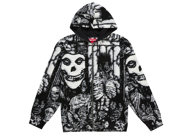 Supreme The Misfits Zip Up Hooded Sweater Black Men's - SS26 - US