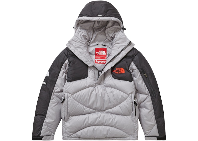 Supreme The North Face 800-Fill Half Zip Hooded Pullover Grey