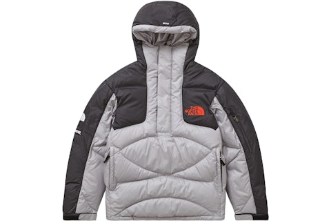Supreme The North Face 800-Fill Half Zip Hooded Pullover Grey