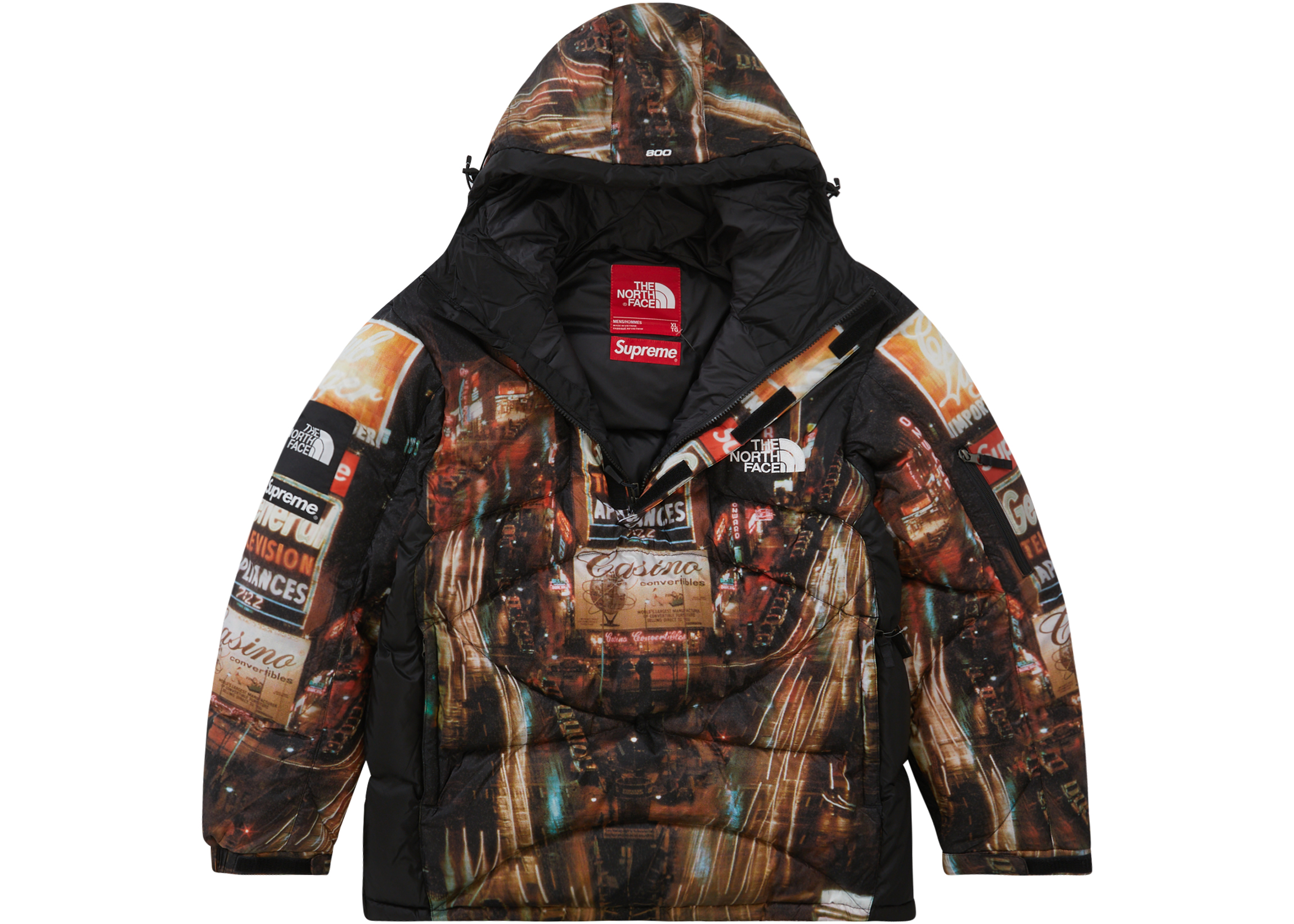 Supreme The North Face 800-Fill Half Zip Hooded Pullover Times