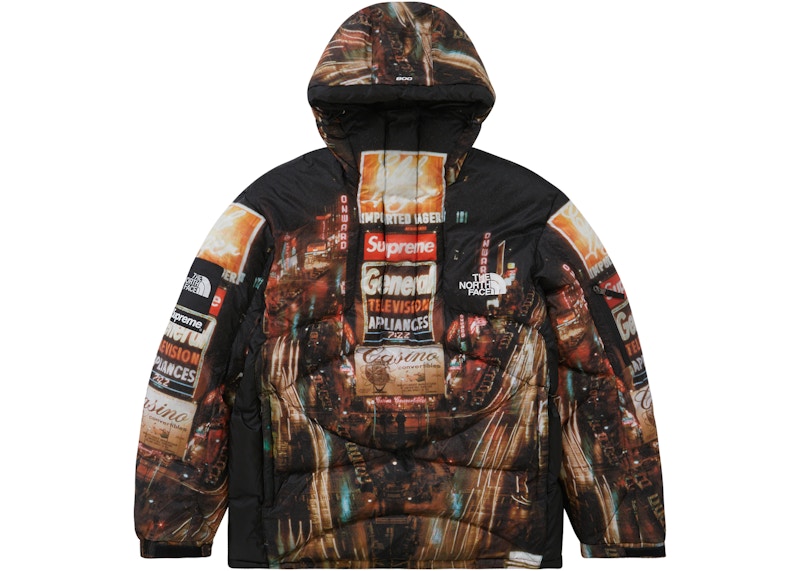 Supreme The North Face 800-Fill Half Zip Hooded Pullover Times Square