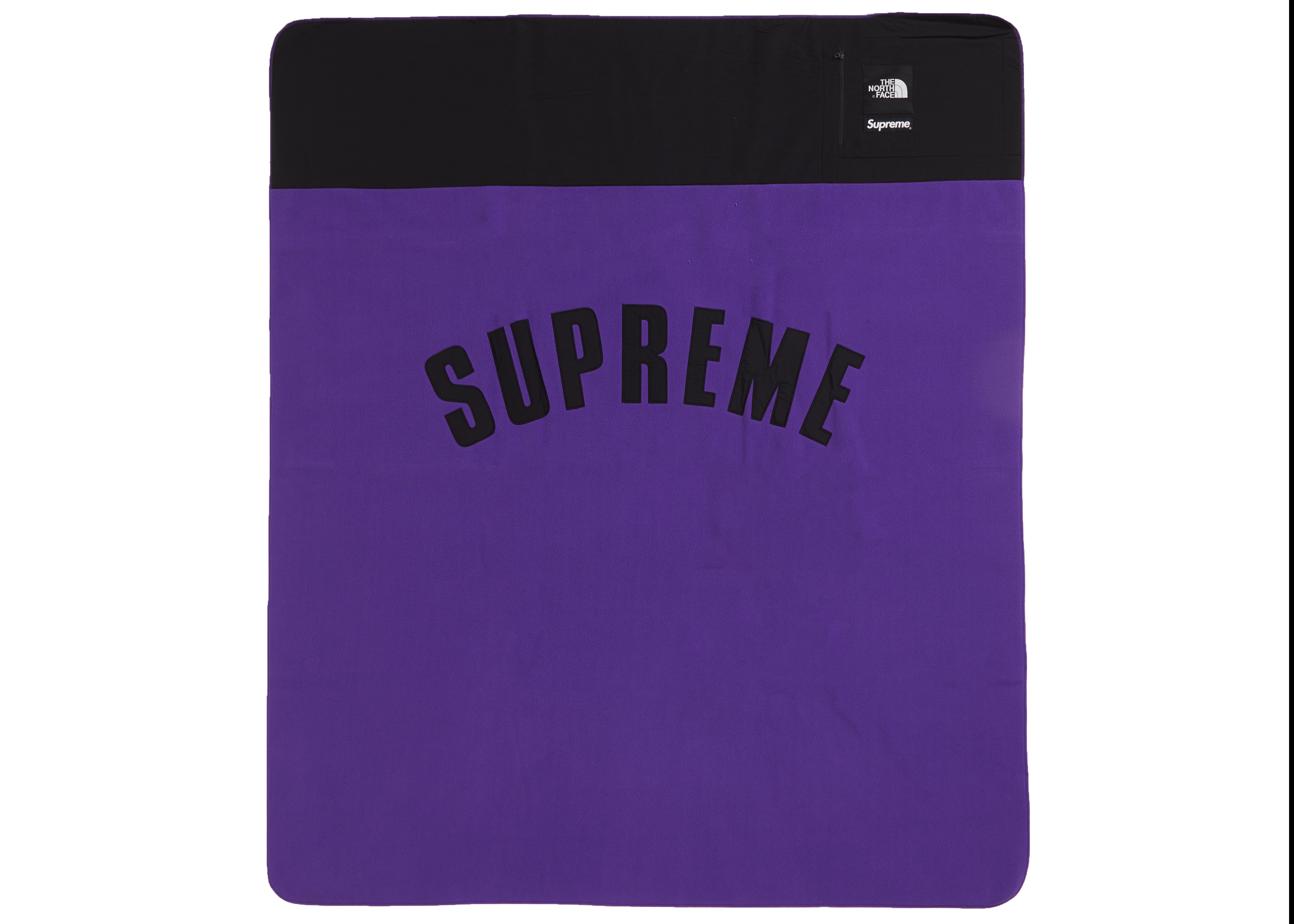 Supreme The North Face Arc Logo Denali Fleece Blanket Purple
