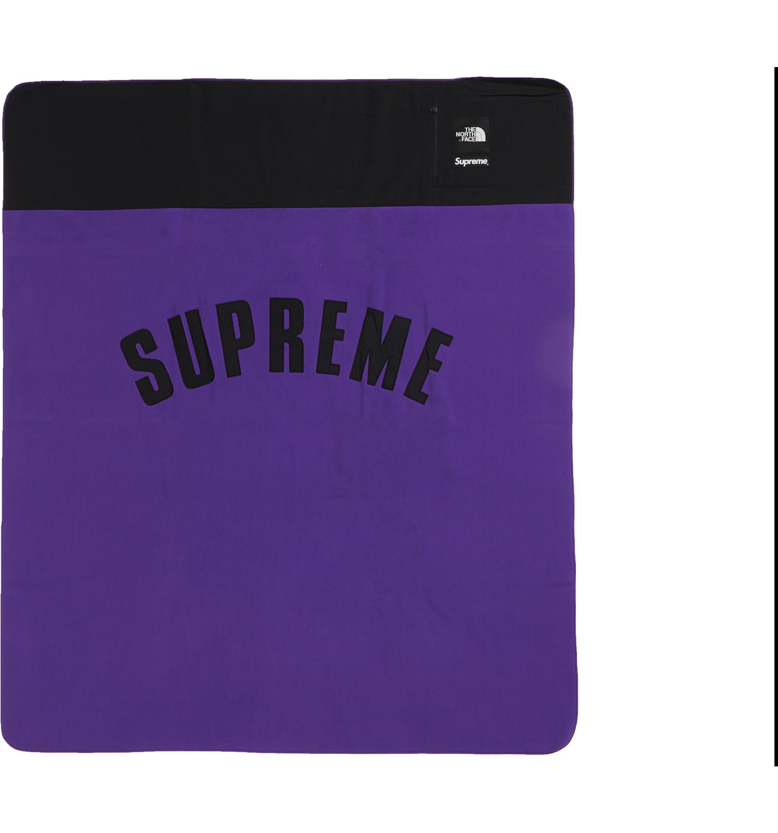 Supreme the north face arc logo denali fleece blanket black Clearance
