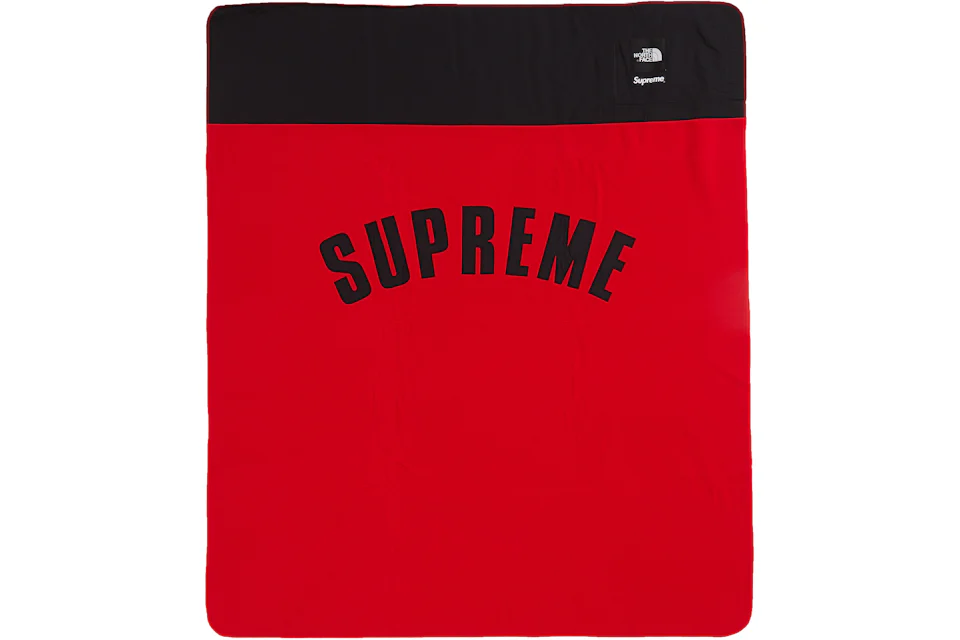 Supreme The North Face Arc Logo Denali Fleece Blanket Red