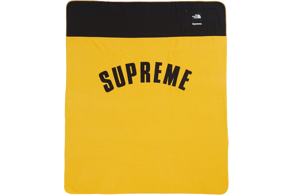Supreme x The North Face Arc Logo Denali Fleece Jacket - Yellow